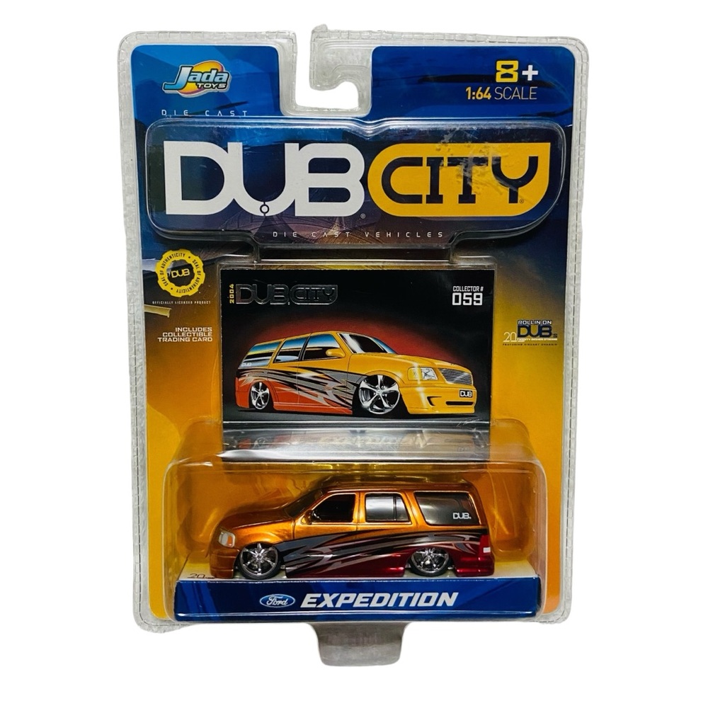 Vintage Dub City Expedition 1:64 Jada Toys Metallic Orange